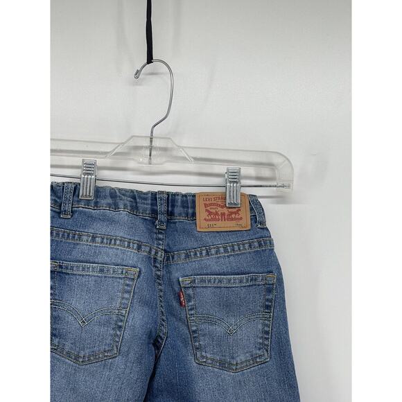 Levi's 511 Slim Jeans Kids Boys 7X Reg 20” Waist 7-8 Year Olds Pants Sport Denim - Picture 6 of 13